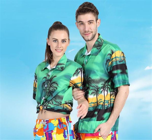 

deisgner пара рубашка летняя мода printed сыпучего tops casual mens плюс размер платье рубашка, White