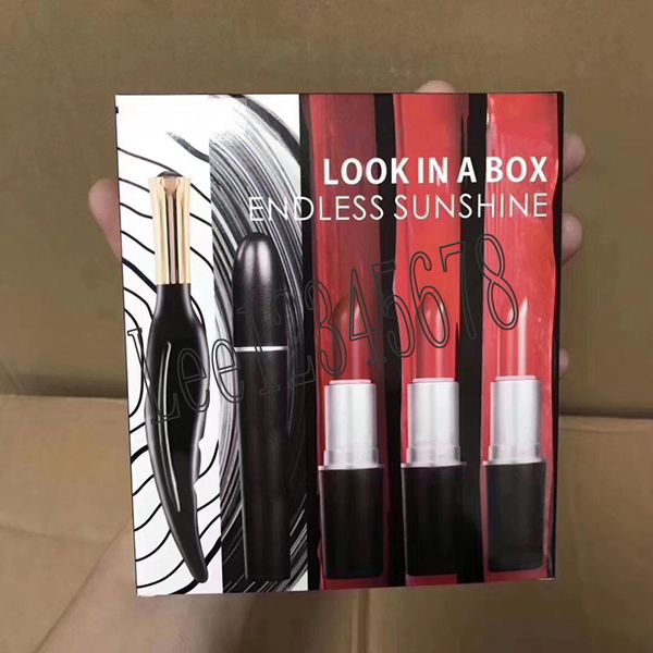 

2019 new famou lip makeup look in a box endle un hine lip tick eyeliner et 5 in 1 makeup et high quality
