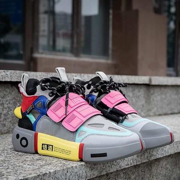 

19 paris fashion week fashion designer wade enlighten 2ace 3m reflective new old dad sneaker men women running shoes breathable sports shoes, Black