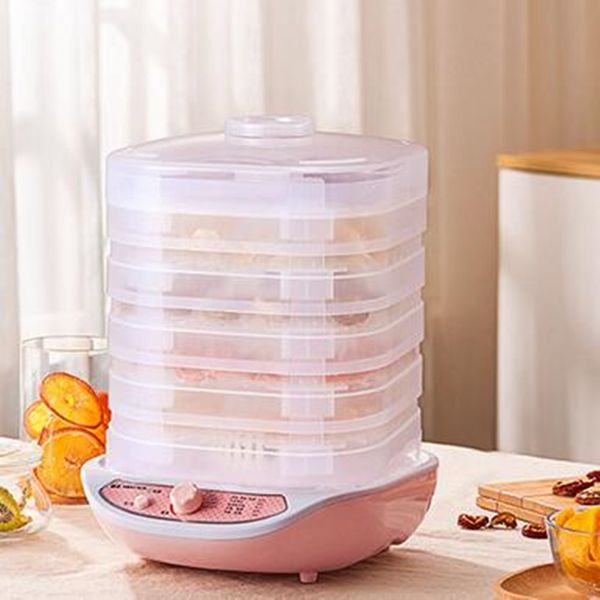 

food dehydrator fruit vegetable herb meat drying machine pet snacks food dryer with 5 trays 220v eu us meat poultry tools