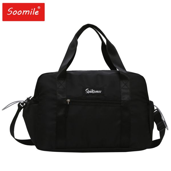 

nylon large capacity travel bags 2019 carry on luggage bag women duffel bags travel tote weekend bag overnight male lady handbag