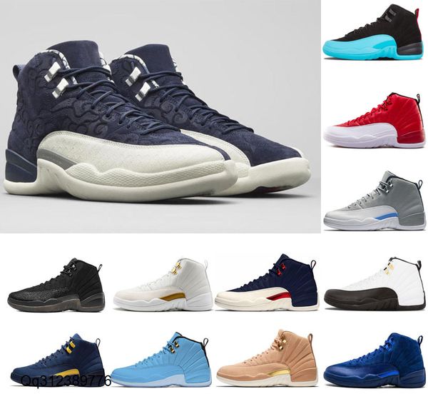 

michigan 12 mens basketball shoes 12s college navy international flight gym red vachetta unc men trainers designer shoes sports sneakers