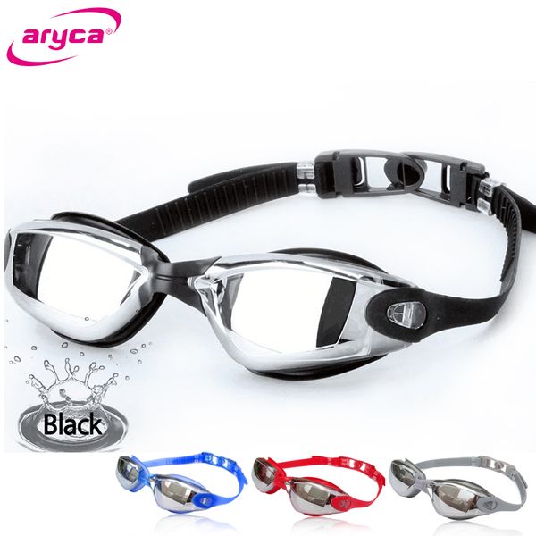 

aryca 2017 new swimming goggles ultraviolet-proof anti-fog waterproof silicone swim glasses for men and women