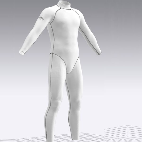 

man full body long john solid wrestling singlet cycling jersey weight lifting tight outfit one-piece earotics suit
