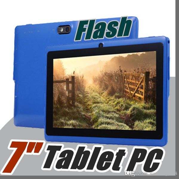 

50X Allwinner A33 7 inch 8GB 512MB Capacitive RK3126 Quad Core Android 4.4 dual camera Tablet PC WiFi EPAD Youtube Facebook C-7PB