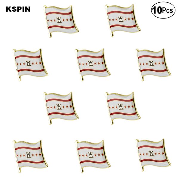

drenthe lapel pin flag badge brooch pins badges 10pcs a lot, Gray