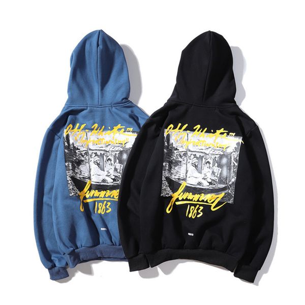 

19ss winter autumn hoodie designer sweatshirt black white gray hoodie long sleeve hip hop designer sweatshirts designer hoodie tracksuits