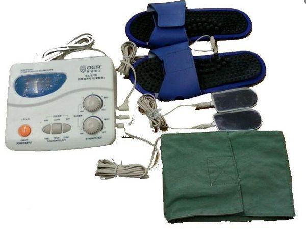 

2019 tens pulse muscle stimulator quickresult therapeutic apparatus.electrical stimulation acupuncture therapy device 110v 220v
