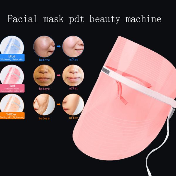 

2018 new arrival led pn mask skin rejuvenation led facial mask pdt beauty machine beauty face home use