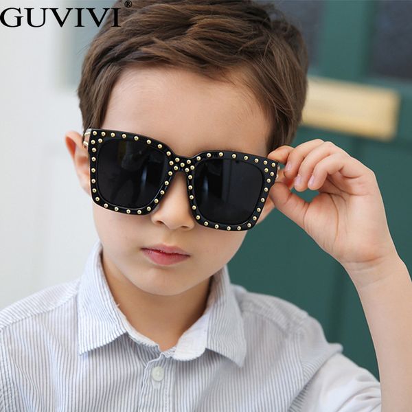 

square steampunk kids sunglasses boys girls mirror vintage children sunglasses round sun glasses oculos feminino accessories, White;black