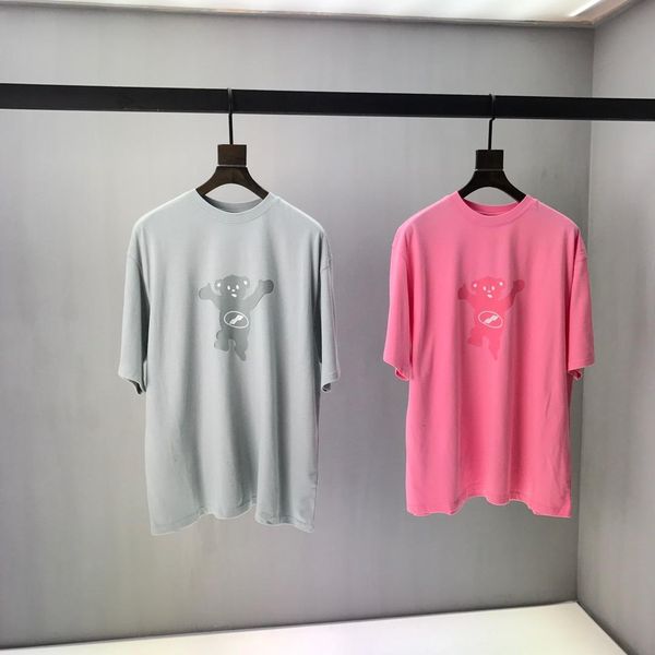 

2020ss spring and summer new high grade cotton printing short sleeve round neck panel t-shirt size: -l-xl-xxl-xxxl color: black white 0q36, White;black