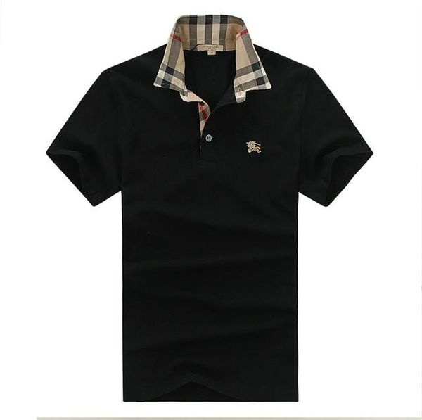 

2019 ca ual polo hirt ummer england cla ic hort leeve triped polo brand men 039 embroidery pullover lapel neck cotton tee 1010
