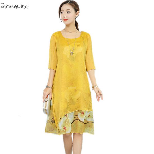 

chiffon party dress silk vintage plus size floral casual long loose summer beach elegant mid calf vestidos clothes 2019 dresses, Black;gray