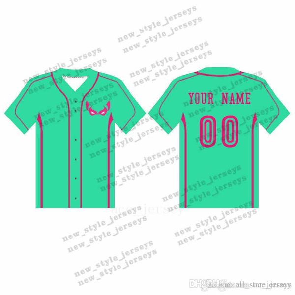 

96man custom baseball jerseys breathable 2019 men youth quick dry blue white stitched m-xxxl green baseball jerseys, Blue;black