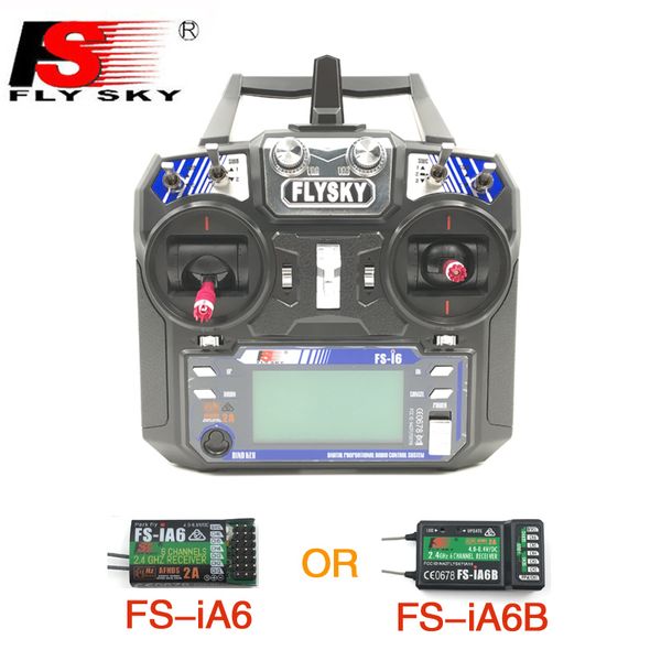 

Flysky FS-i6 FS I6 6ch 2.4 G RC передатчик контроллер с FS-iA6 или FS-iA6B приемник для RC вертолет самолет Quadcopter планер