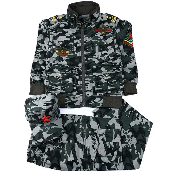 

fashion casual children tracksuits camouflage jacket pants cotton children popular boys girls suits new clothing sets, White