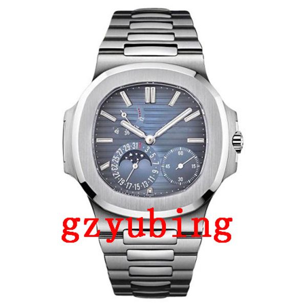 

2019 luxury wri twatch multifunctional nautilu mechanical automatic tainle teel men men prot watch watche wri twatche, Slivery;brown