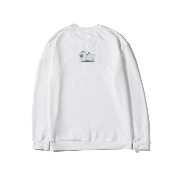

2019 mens woemens sweatshirt fashion outwearing long sleeve blouse beautiful rabbit deer print sweatshirts lsy98277, Black