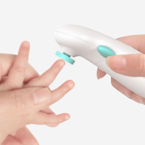 

cute electric baby nail trimmer scissors polisher newborn manicure knife set for kids infant newbron nail trimmer care manicure
