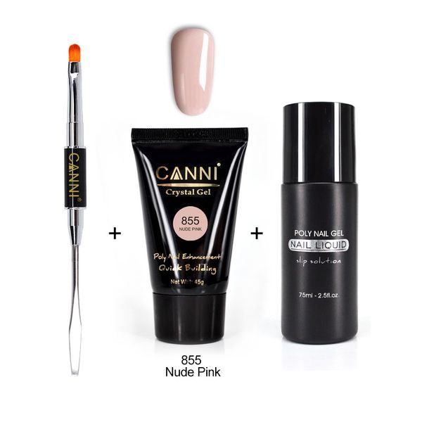 

polygel slip solution kit builder gel soft pink extend cover camouflage clear led uv soak off acrylic crystal poly gel, Red;pink