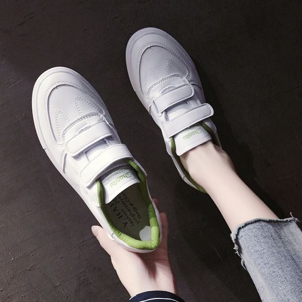 

women shoes autumn female footwear round toe 2019 fashion women's casual sneaker shallow mouth platform sport sneakers, Black