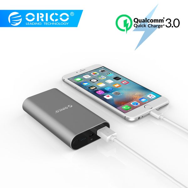 

orico power bank quick charge 3.0 10050mah fast charge portable external battery charging for iphone xiaomi smartphone powerbank