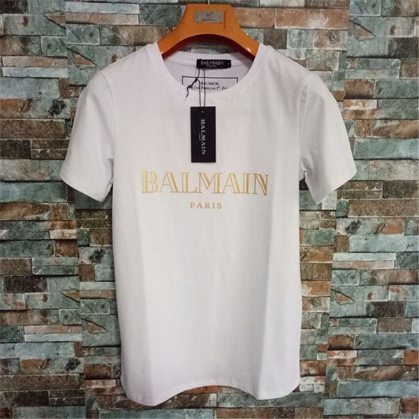 

bal mens designer t shirts black white red mens fashion designer t shirts summer brand men and women luxury shirt s-xxl 11, White;black