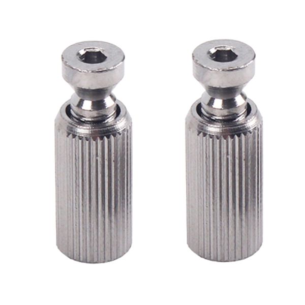 

2pcs guitar tremolo system mounting studs posts 10mm silver