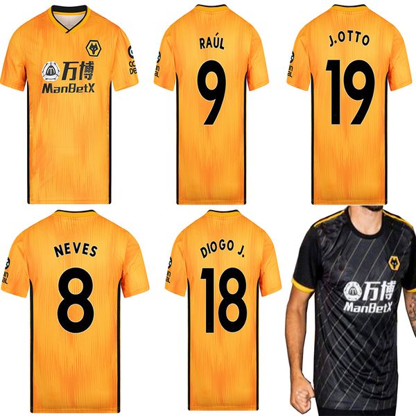 

Wolves soccer jerseys PAUL NEVES 19 20 Wolverhampt Wanderers football Camiseta MOUTINHO Camisa de futebol Maillot foot