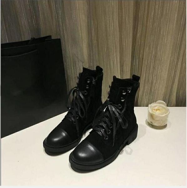 

leather ankle boots ladies winter snow boots doctor martin ankle dr. botas fur oxford shoes, Black