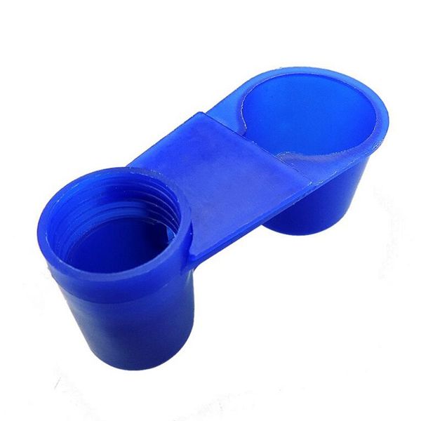 

2 pcs bird dove quail automatic drinker bowl waterers drinking cups tools dual port pet bird feeder waterer equipments