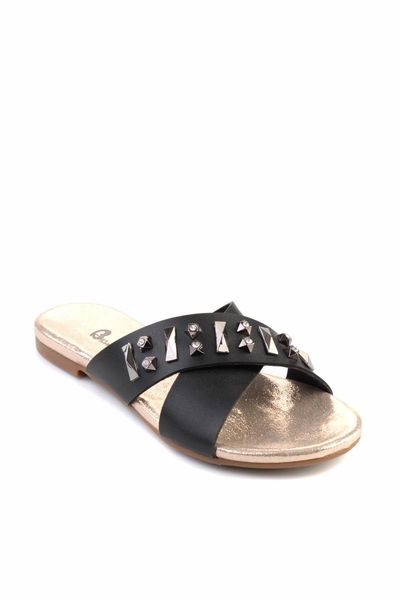 

bambi черный женский тапочки f0301562209, Black