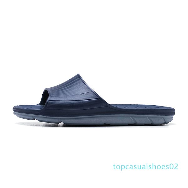 

2020 designer slipper gear bottoms mens slide striped sandals causal non-slip summer slippers flip flops slipper 9083 t02, Black