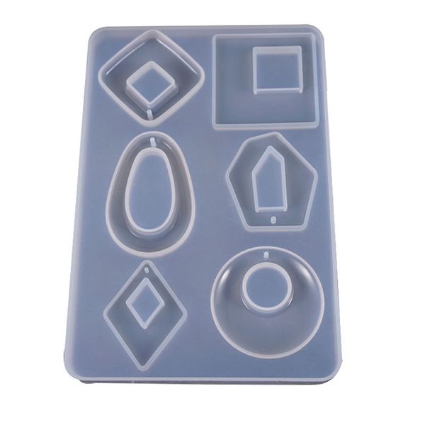 

силиконовые смолы формы ювелирных изложницы прозрачный uv resin уха подвеска шарм mold с hole diy ювелирном изготовления инструментов