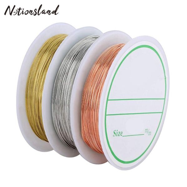 

0.2mm 20m / roll медная проволока для шитья ювелирное резьбы бисероплетение провода tarnish устойчив diy браслет серьги ожерелье изготовлени, Black