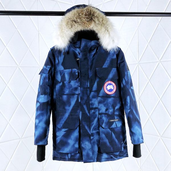 

Em dhl hipping expedition winter down parka canada men thick hooded jacket warm parka coat male outdoor outerwear fourrure manteau, Black