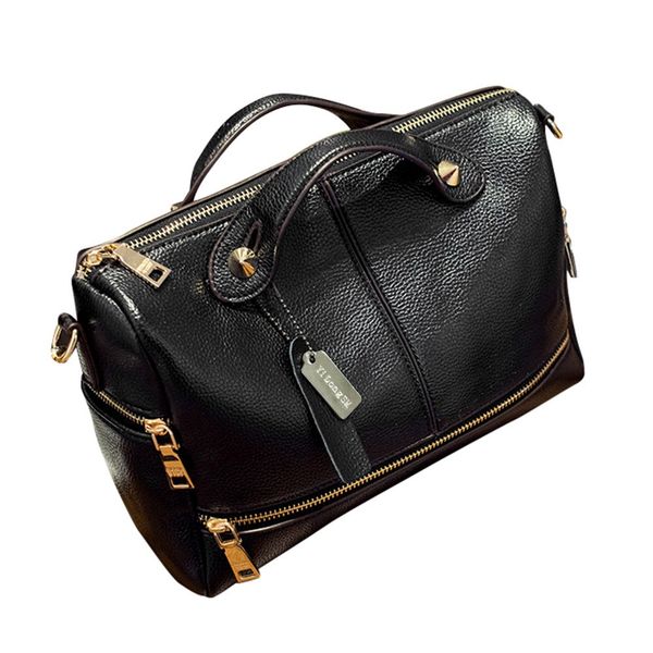 

leather handbag for women brand designer ladies pillow messenger tote shoulder bag female bucket purse large