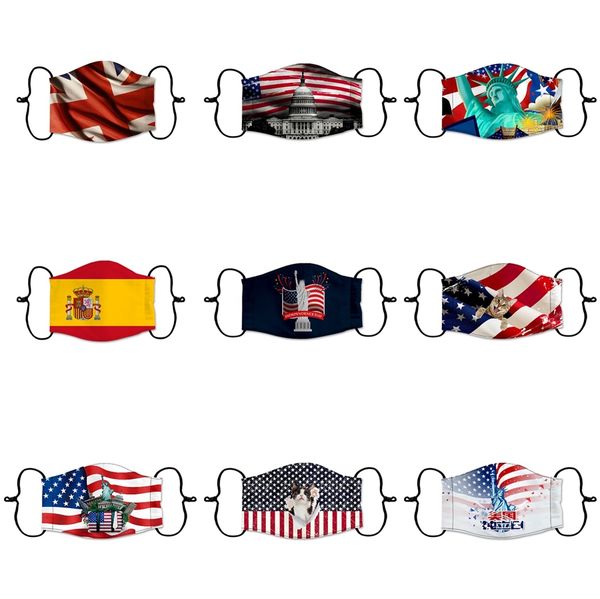 

new designer face mask washable luxury anti dust face er dustproof riding sports anti-l reusable mouth ice silk mas #7281
