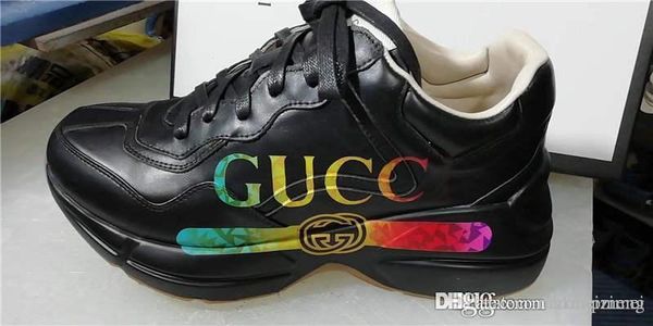 

черные кожаные кроссовки rhyton с кроссовками gnewsneaker кроссовки с оригинальной коробкой, Blue;gray