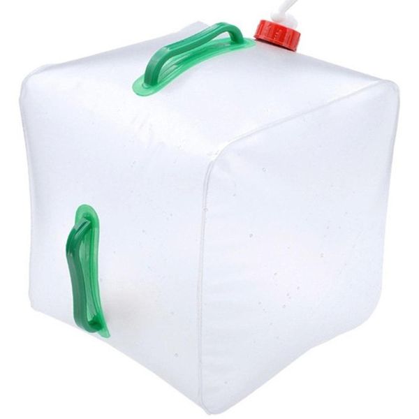 

20l durable pvc large collapsible drinking water bag foldable water carrier container bottle for outdoor camp picnic