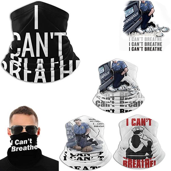 

dhl shipping i can't breathe bandana face mask breathable headscarf anti dust magic scarf for outdoor skiing hiking cycling headwear b1, Blue;black