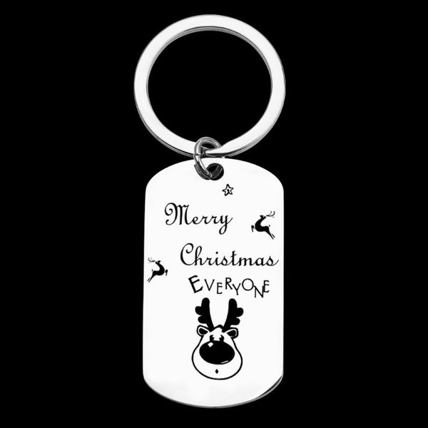 

personalized stainless steel keychain custom foot antelope mountain keychain christmas silver key chain gift
