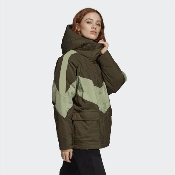 

luxury womens patchworkjacket coat womens brand parkas winter outdoor luxury jackets warming letter around hat cool design jacket, Black;brown