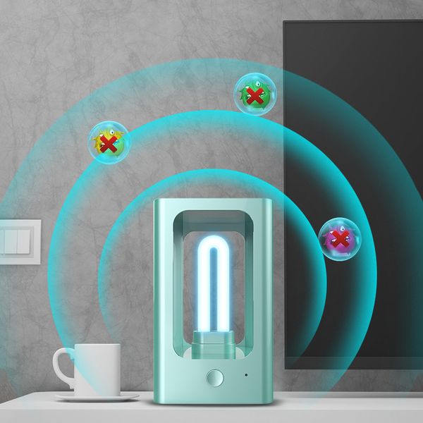 

rechargeable uv disinfection lamp, dc5v air purifier, ozone uv germicidal lamp for home, kitchen, bathroom cabinet 1pc