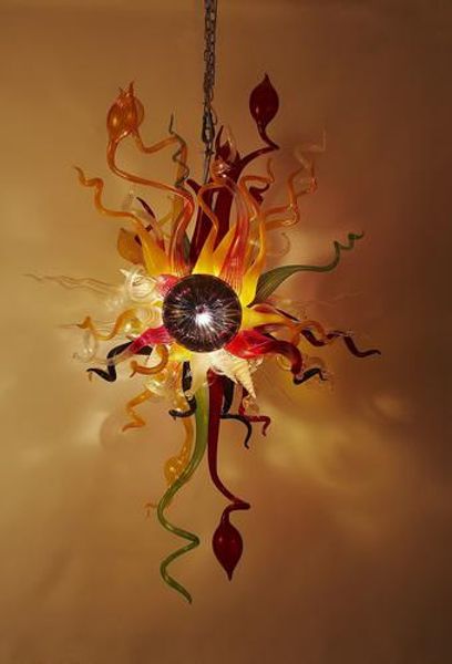 

Hot Sale Christmas murano Blown Art Glass Chandelier Light