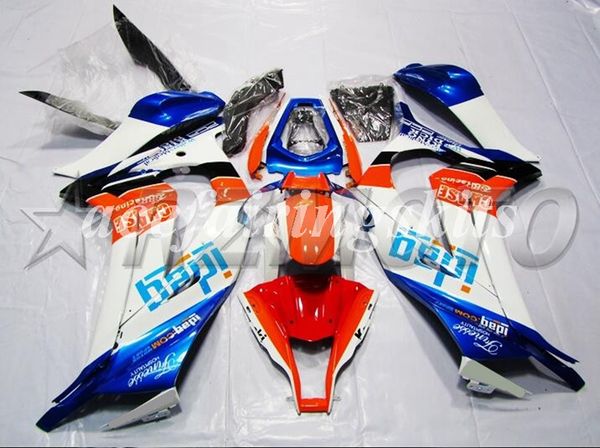 

new abs motorcycle full fairings set fit for kawasaki ninja zx-10r zx10r 2011 2012 2013 2014 2015 10r 11 12 13 14 15 deep blue orange