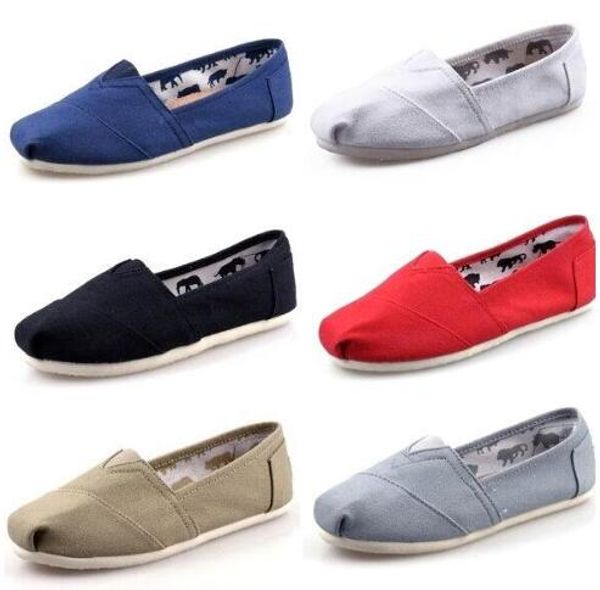 

DORP shipping 2018 Wholesale New Brand Women and Men Fashion Sneakers Canvas Shoes loafers Flats Espadrilles shoes Size 35-45