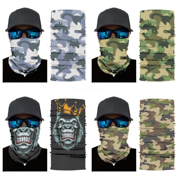 

summer outdoor riding face masks men and women sunscreen magic ice skull scarf bicycle equipment trigonometric towel 7 5xq ww #383#337, Blue;black