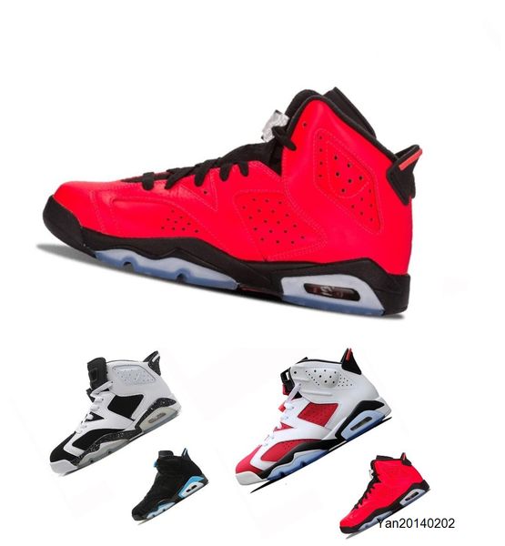 

6 carmine retre infrared 6s blue olympic slam dunk men women basketball shoes air white black wheat oero unc carmine bred j6 sneakers