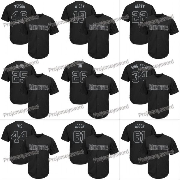 

2019 Players Weekend Seattle Seager Seager Mariners Jersey Haniger MEETCH Kikuchi U SAY Hernandez KING FELIX Milone TOMASO Magill GOOSE